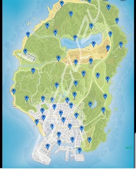 GTA 5 Stunt Jumps locations